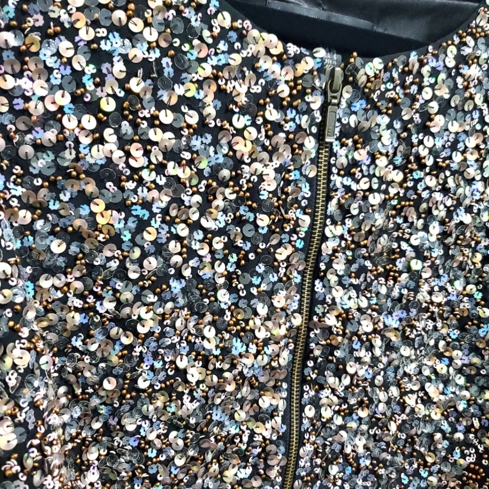 Forever New Sequin Cropped Jacket - Picture 3 of 6